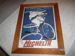 MICHELIN-  Kader met poster, Verzamelen, Ophalen of Verzenden