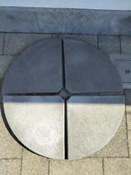 Parasol tegel beton 4 stuks, Tuin en Terras, Parasols, Ophalen, Gebruikt