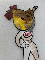 Enseigne publicitaire Esso Pin Up 1960, Utilisé, Enlèvement ou Envoi, Panneau publicitaire