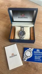Uurwerk Festina in Steel 6596/3, Handtassen en Accessoires, Horloges | Heren, Overige merken, Staal, Staal, Polshorloge