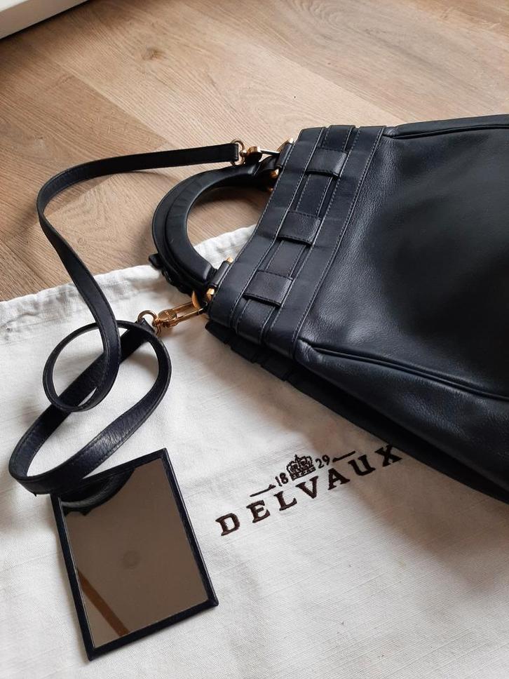 Delvaux model Roseau , lamsleer, Handtassen en Accessoires, Tassen | Damestassen, Handtas, Verzenden