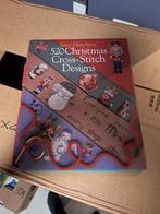 520 Christmas cross stitch designs, Boeken, Hobby en Vrije tijd, Ophalen of Verzenden, Zo goed als nieuw, Breien en Haken, Sam hawkins