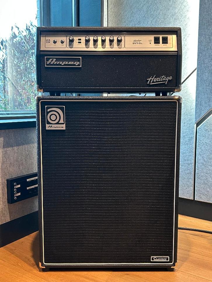 Ampeg SVT-CL Heritage + Ampeg SVT-410HLF Classic Cab, Musique & Instruments, Amplis | Basse & Guitare, Comme neuf, Guitare basse