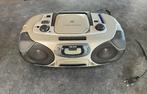Radio/CD/cassette Philips, Enlèvement ou Envoi, Utilisé, Radio, Avec lecteur de CD