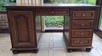 bureau in massief eik, Huis en Inrichting, Bureaus, Ophalen, Gebruikt, Bureau