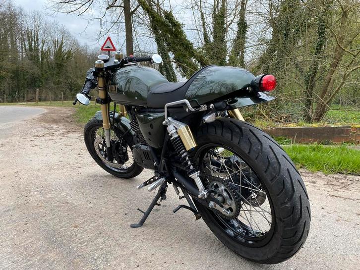 Bullit spirit 125cc café racer in racing green 2017, Motoren, Overige Motoren, 11 kW of minder, 1 cilinder, Ophalen