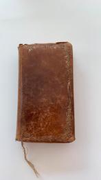 Gebedenboek met zacht lederen bruine kaft uit 1905, Boeken, Ophalen of Verzenden, Zo goed als nieuw