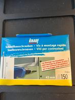 Snelbouwschroeven gipsplaten Knauf, Ophalen, Nieuw