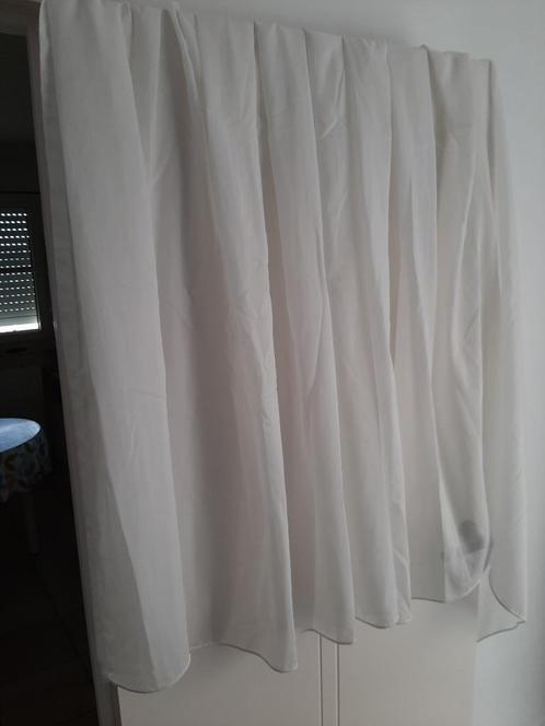 glasgordijnen 108 cm breed-115 cm lang,2 stuks, Huis en Inrichting, Stoffering | Gordijnen en Lamellen, Zo goed als nieuw, 100 tot 150 cm