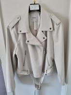 J.B.C. SORA Ecru namaak-lederen jas Maat: 46 Prijs: € 10, Overige kleuren, Maat 46/48 (XL) of groter, Ophalen of Verzenden, Zo goed als nieuw
