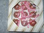 9 boules de Noël en vieux rose dans un emballage, Enlèvement ou Envoi