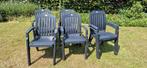 Tuinstoelen, 6, antraciet, Hartman selection, stapelbaar, Tuin en Terras, Ophalen, Zo goed als nieuw, Kunststof, Stapelbaar