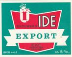 Bieretiket België : Ide Eke export #1, Ophalen of Verzenden, Nieuw, Overige typen, Overige merken
