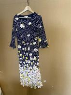 Boden Blue jurk maar UK 14 Us 10 - Navy Polka Dot Flower Boa, Comme neuf, Enlèvement ou Envoi