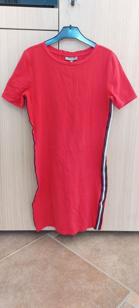 Rode jurk (Groggy by JBC) maat XS, Kleding | Dames, Jurken, Zo goed als nieuw, Maat 34 (XS) of kleiner, Rood, Boven de knie, Ophalen of Verzenden