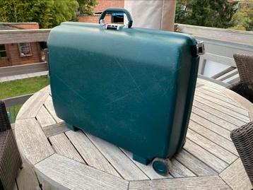 Valise Samsonite verte, Enlèvement, Utilisé, Plastique dur, 50 à 60 cm