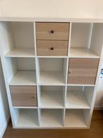 Meubles Kallax 12 casiers blanc, Maison & Meubles, Avec tiroir(s), 25 à 50 cm, 100 à 150 cm, Enlèvement