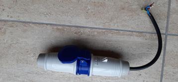 SCAME IP44 16A 230V stekker		 beschikbaar voor biedingen