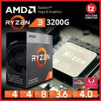AMD RYZEN 3 3200G Vega 8 Grafik 4GHz  AM4  + Refroidissement, Informatique & Logiciels, Processeurs, Comme neuf, Enlèvement ou Envoi