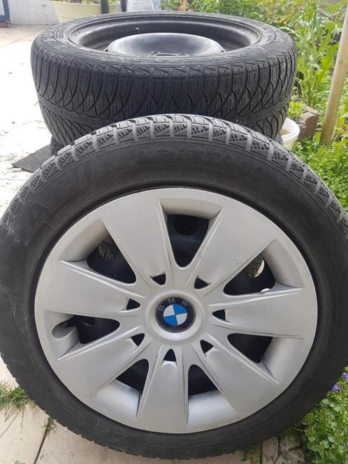 ‼️🔥★★ BMW Pneus Hiver + Jantes 205/55/16 ★★🔥‼️, Auto-onderdelen, Banden en Velgen, Band(en), Winterbanden, 16 inch, 205 mm, Ophalen