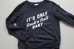 ZGAN sweater Claudie Pierlot It's Only Rock ' Roll Baby, Comme neuf, Noir, Taille 38/40 (M), Envoi