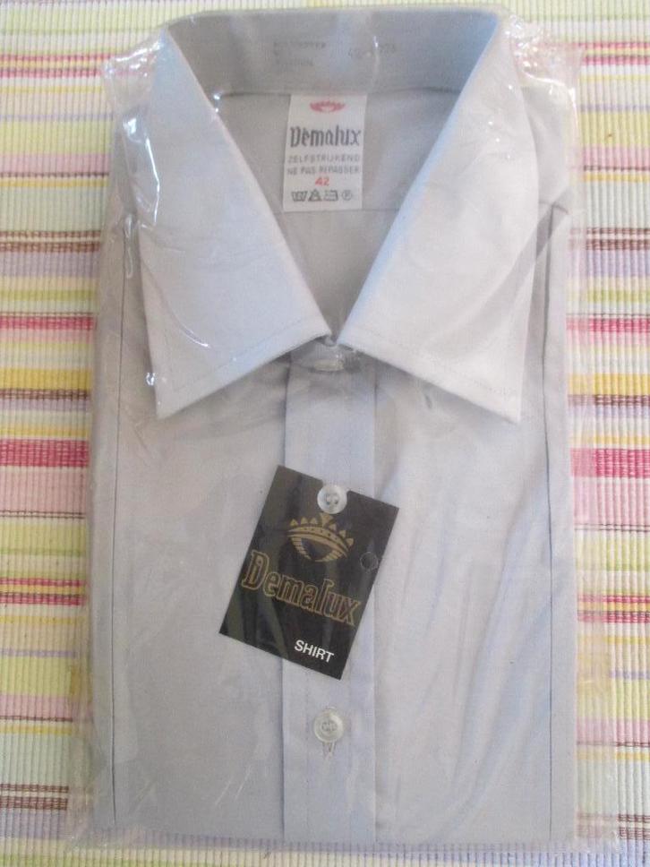 2 hemden Démalux 38 42 nieuw, Kleding | Heren, Overhemden, Nieuw, Blauw, Ophalen of Verzenden