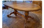 Ovale houten eettafel, Huis en Inrichting, Tafels | Eettafels, Ophalen, Gebruikt, 100 tot 150 cm, 200 cm of meer