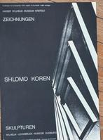 affiche sérigraphiée Shlomo Koren Museum Krefeld 1973, Antiquités & Art, Enlèvement ou Envoi