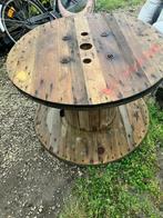 houten kabelhaspel, Ophalen, Zo goed als nieuw, Rond, Hout