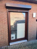 Rolluiken met motorische bediening (5 stuks), Doe-het-zelf en Bouw, Rolluiken, Ophalen, Gebruikt, 100 tot 150 cm, Bruin