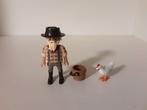 PLaymobil boer met kip - compleet, Kinderen en Baby's, Ophalen of Verzenden, Zo goed als nieuw, Complete set