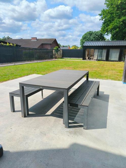 3 delige picknickset 220x100, Tuin en Terras, Picknicktafels, Zo goed als nieuw, Ophalen
