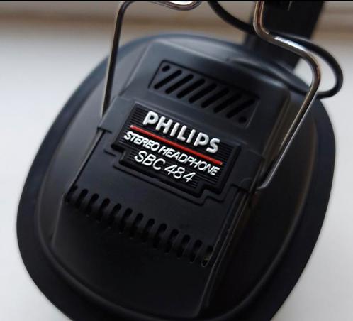 PHILIPS SBC-484 Stereo Headphones Vintage, Informatique & Logiciels, Casques micro, Comme neuf, Filaire