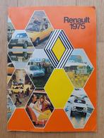 Renault 1975 brochure / gamma catalogus Nederlandstalig, Ophalen of Verzenden, Gebruikt, Auto's