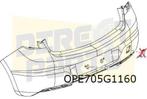 Opel Astra K Sports Tourer (10/15-3/22) achterbumper (bij PD, Verzenden, Opel, Nieuw, Achter