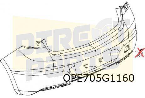 Opel Astra K Sports Tourer (10/15-3/22) achterbumper (bij PD, Auto-onderdelen, Carrosserie, Bumper, Opel, Achter, Nieuw, Verzenden