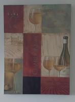 Schilderij, 60x80, Chardonnay, wijn, Huis en Inrichting, Woonaccessoires | Lijsten, Ophalen