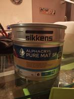 sikkens alphacryl pure mat sf verf 10L, Enlèvement, Peinture