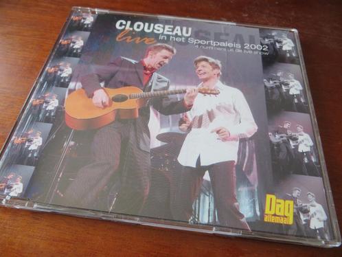 CLOUSEAU - CD LIVE IN HET SPORT PALEIS 2002 - DAG ALLEMAAL, Cd's en Dvd's, Cd's | Nederlandstalig, Zo goed als nieuw, Pop, Verzenden