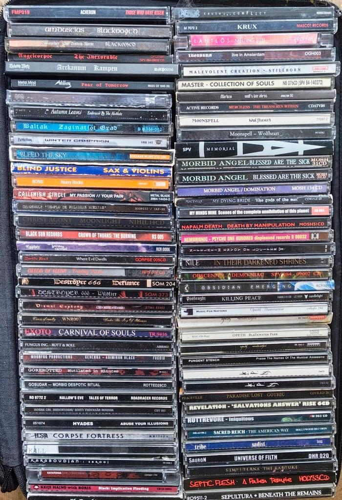 Death/Black/Thrash/Doom...cd's, Cd's en Dvd's, Cd's | Hardrock en Metal, Zo goed als nieuw, Boxset, Ophalen of Verzenden
