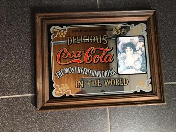 coca cola spiegelkader vintage