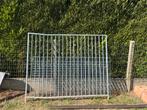 Hondenhok, Ophalen, Met poort, Gebruikt, Enkelstaafmat hekwerk