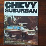 Chevrolet  CHEVY  SUBURBAN    '77, Boeken, Auto's | Folders en Tijdschriften, Ophalen of Verzenden, Nieuw, Chevrolet