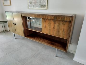 Vintage buffetkast met ingebouwde verlichting, 25 à 50 cm, Vintage, Enlèvement, Utilisé