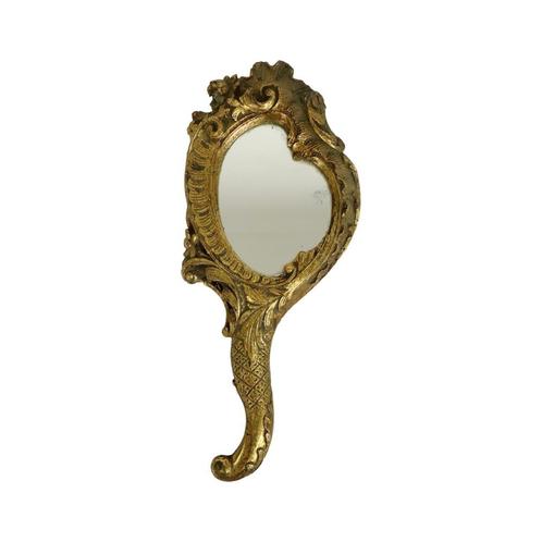 Oude Gouden Handspiegel Make Up Spiegel Klassiek Barok Stijl, Antiek en Kunst, Antiek | Spiegels, Minder dan 50 cm, Minder dan 100 cm