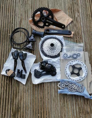 Shimano grx 827 di2 1x12 draadloze groepset beschikbaar voor biedingen