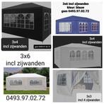 partytenten nieuw in de doos incl zijwanden, Ophalen of Verzenden, Nieuw, Partytent