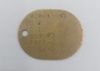 US WWII Marine Corps Dogtag, 1943, Ophalen of Verzenden, Marine, Kleding of Schoenen
