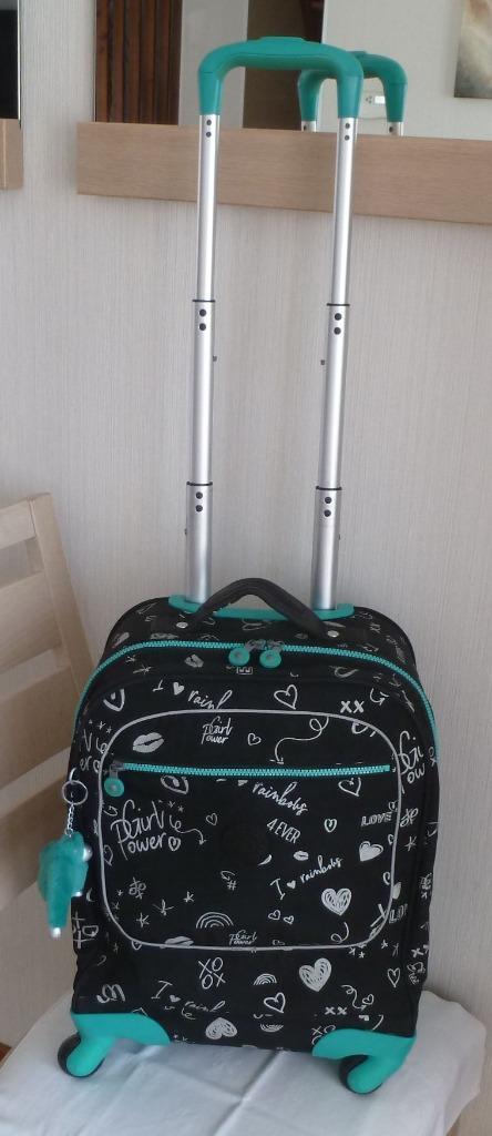 Kipling Cabine of schooltrolley + aap, Handtassen en Accessoires, Tassen | Schooltassen, Gebruikt, Aktetas of Boekentas, 30 tot 40 cm