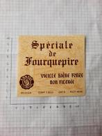 Bieretiket Spéciale de fourquepire, Collections, Marques de bière, Comme neuf, Enlèvement